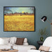 Summer Evening, Wheatfield with Setting sun by Vincent van Gogh - Canvas Artwork