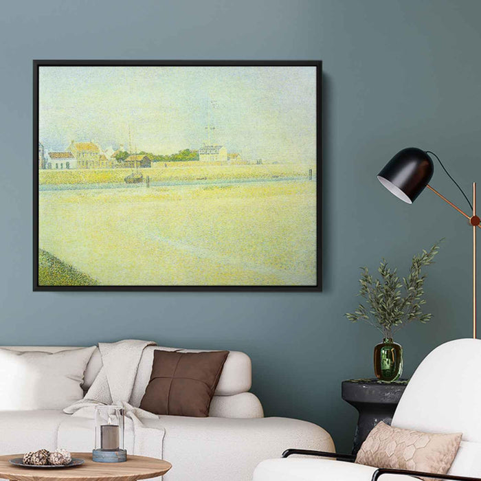 The Channel at Gravelines, Grand Fort-Philippe by Georges Seurat - Canvas Artwork
