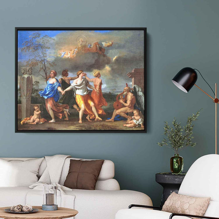 Dance to the Music of Time (1634) by Nicolas Poussin - Canvas Artwork