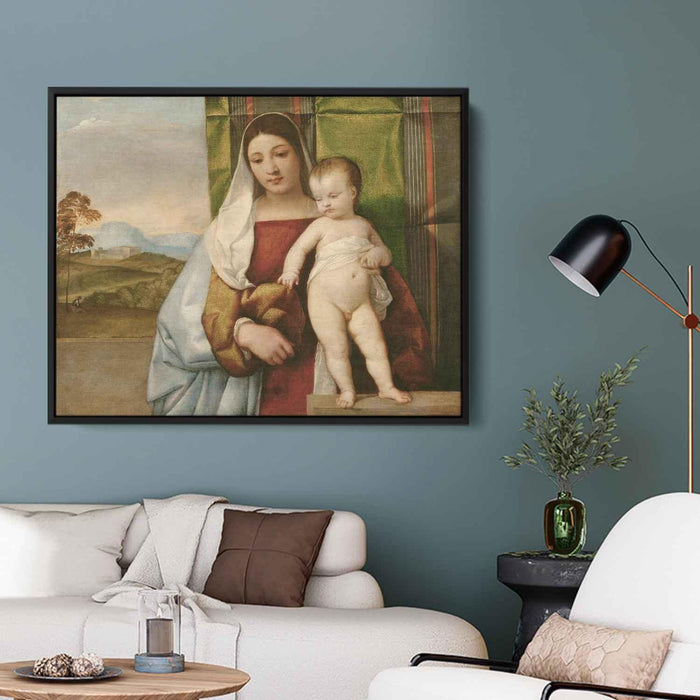 The Gipsy Madonna (1511) by Titian - Canvas Artwork