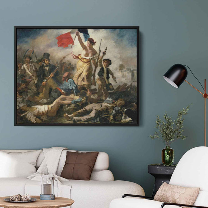 Liberty Leading the People (1830) by Eugene Delacroix - Canvas Artwork