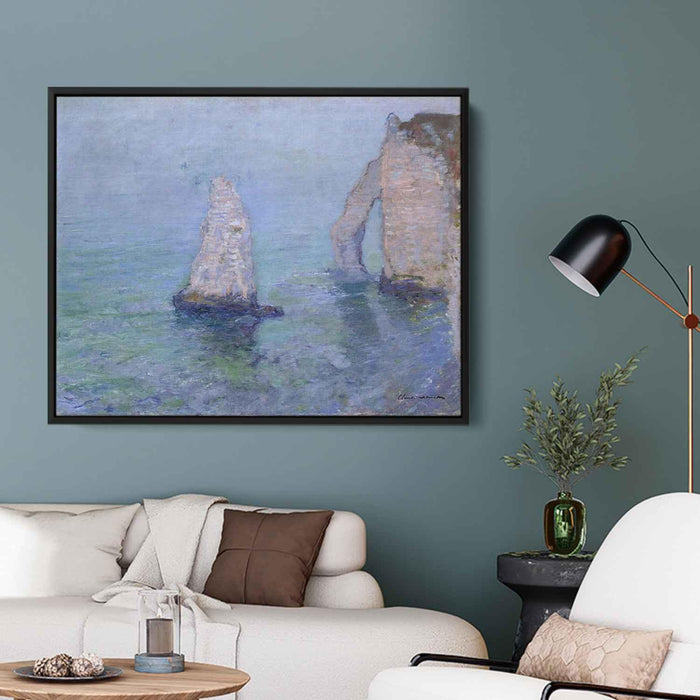 The Rock Needle and Porte d’Aval, Etretat by Claude Monet - Canvas Artwork