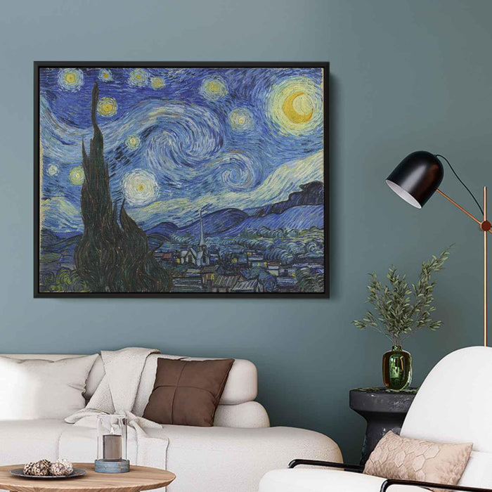 The Starry Night (1889) by Vincent van Gogh - Canvas Artwork