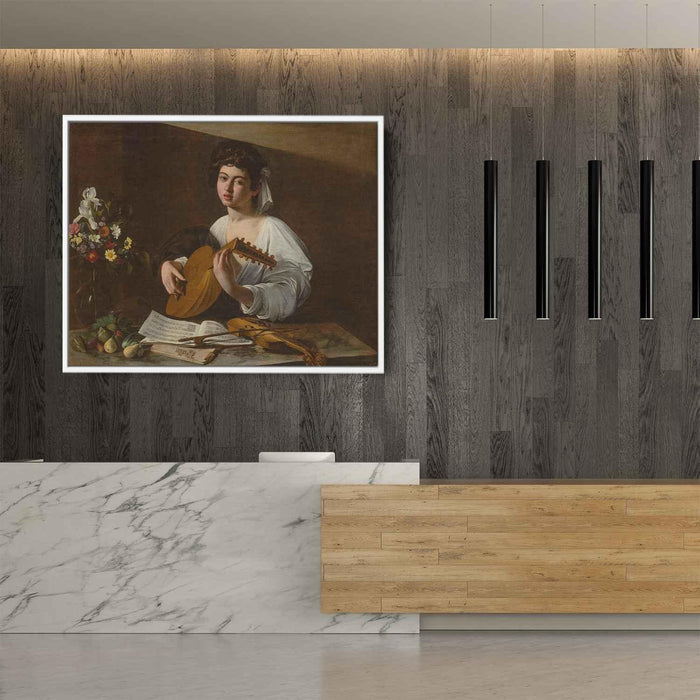 The Lute Player (1596) by Caravaggio - Canvas Artwork