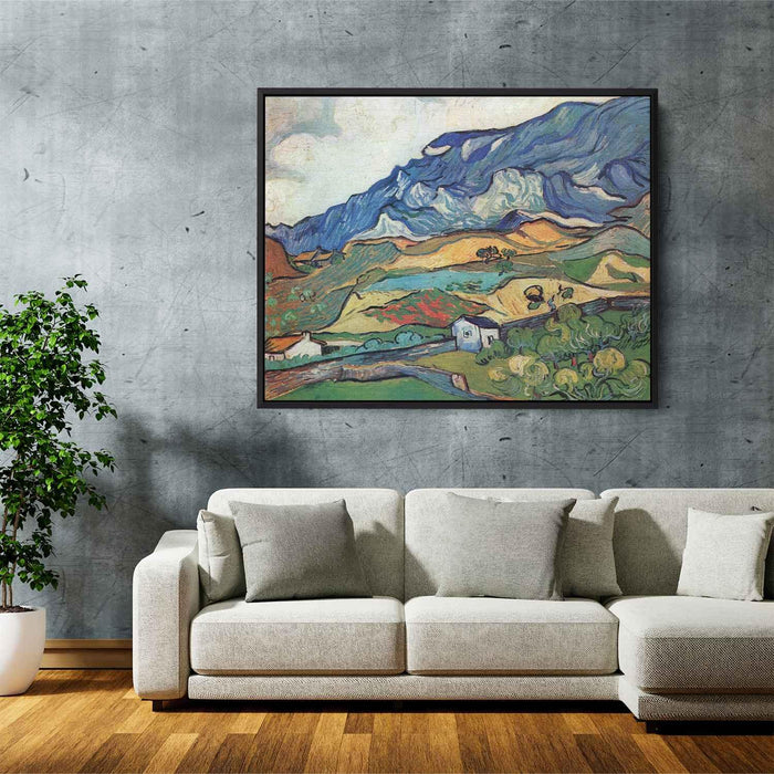 Les Alpilles, Mountain Landscape near South-Reme by Vincent van Gogh - Canvas Artwork