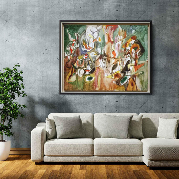 One Year the Milkweed (1944) by Arshile Gorky - Canvas Artwork