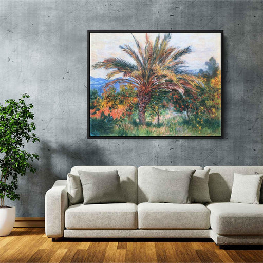 Palm Tree at Bordighera (1884) by Claude Monet - Canvas Artwork