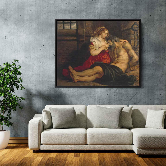 Roman Charity (1612) by Peter Paul Rubens - Canvas Artwork