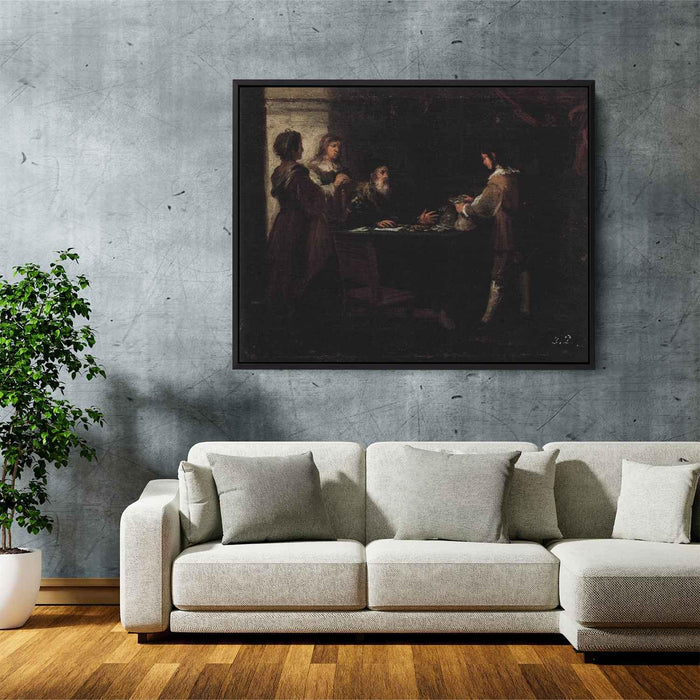 The Prodigal Son Receives His Rightful Inheritance by Bartolome Esteban Murillo - Canvas Artwork