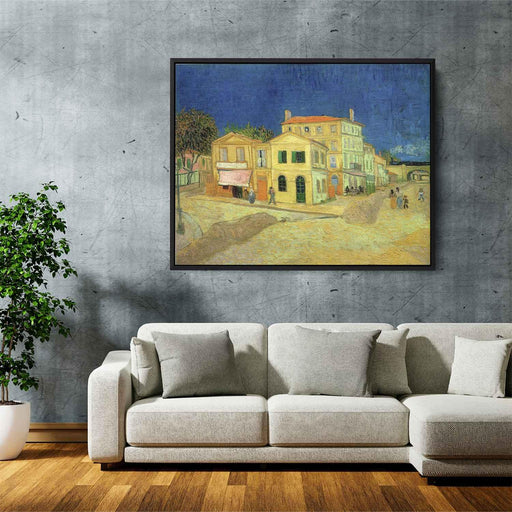 The Yellow House (1888) by Vincent van Gogh - Canvas Artwork