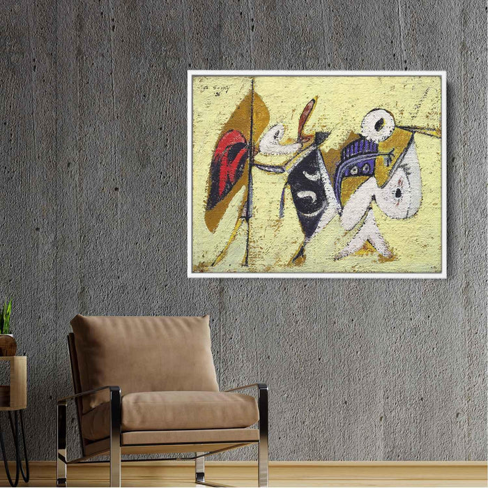 Battle at Sunset with the God of Maize (Composition No. 1) (1936) by Arshile Gorky - Canvas Artwork