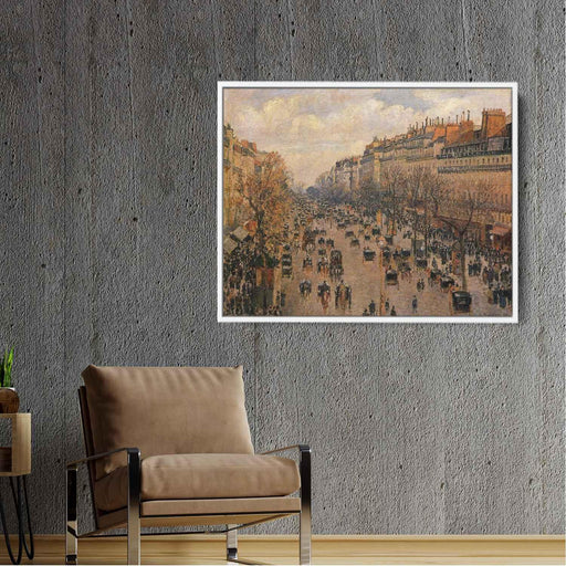 Boulevard Montmartre Afternoon, Sunlight by Camille Pissarro - Canvas Artwork