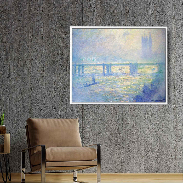 Charing Cross Bridge 03 (1899) by Claude Monet - Canvas Artwork