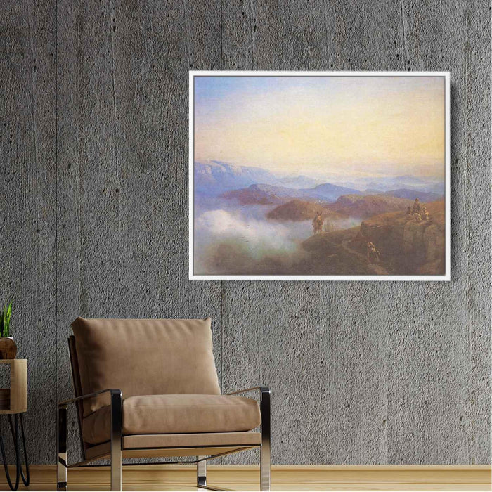 Range of the Caucasus mountains (1869) by Ivan Aivazovsky - Canvas Artwork