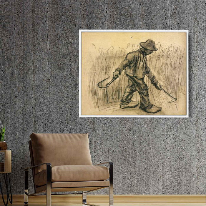 Reaper (1885) by Vincent van Gogh - Canvas Artwork