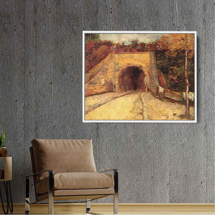 Roadway with Underpass The Viaduct (1887) by Vincent van Gogh - Canvas Artwork