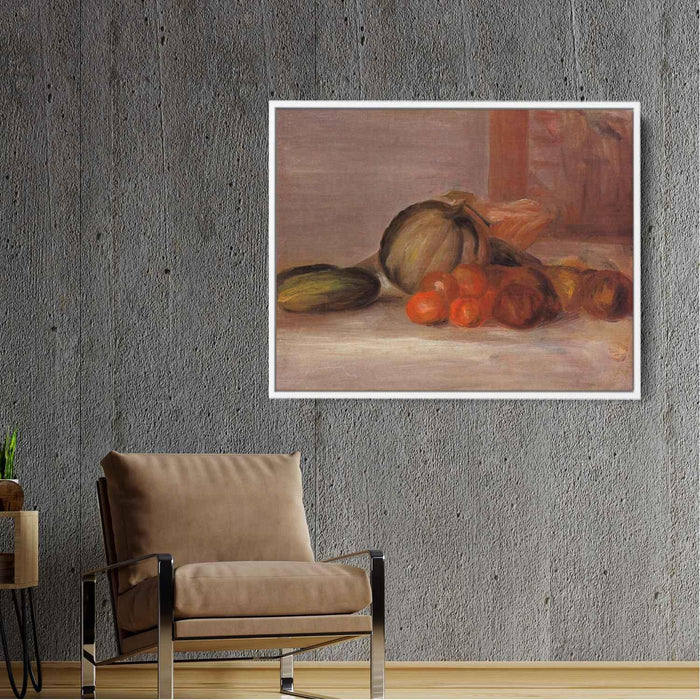 Still Life with Melon by Pierre-Auguste Renoir - Canvas Artwork