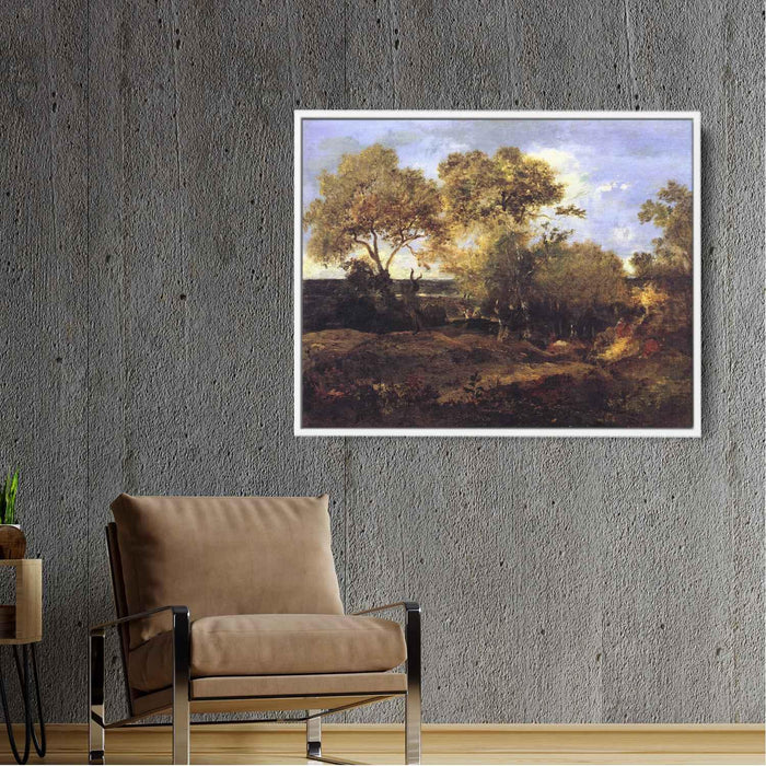 The End of Autumn by Theodore Rousseau - Canvas Artwork