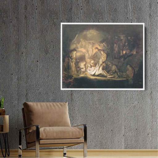 The Entombment (1635) by Rembrandt - Canvas Artwork