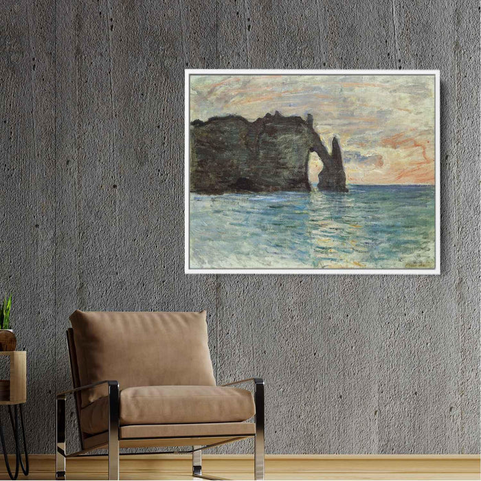 The Manneport, Cliff at Etretat by Claude Monet - Canvas Artwork