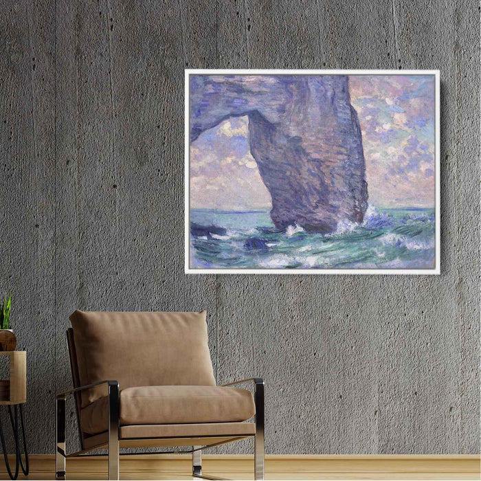 The Manneport, Seen from Below by Claude Monet - Canvas Artwork