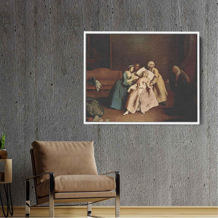 The Wet-Nurse by Pietro Longhi - Canvas Artwork