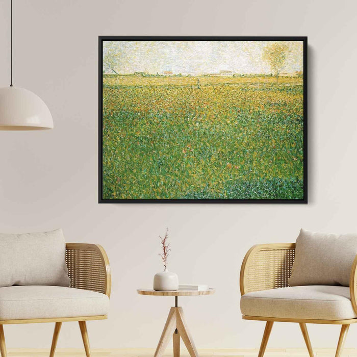 Alfalfa, St. Denis by Georges Seurat - Canvas Artwork