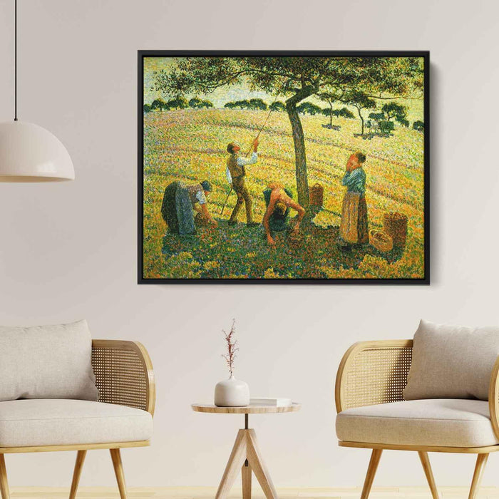 Apple Picking at Eragny-sur-Epte (1888) by Camille Pissarro - Canvas Artwork