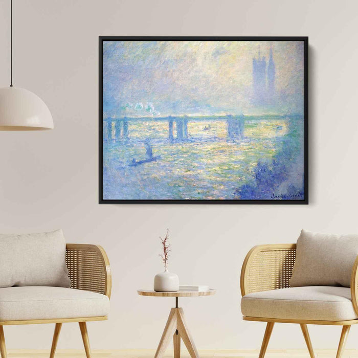 Charing Cross Bridge 03 (1899) by Claude Monet - Canvas Artwork