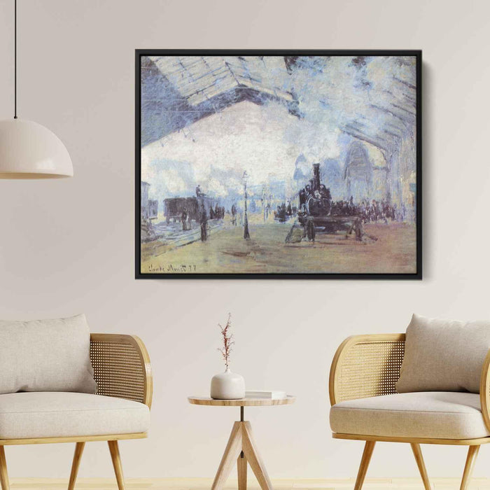 Saint-Lazare Gare, Normandy Train by Claude Monet - Canvas Artwork