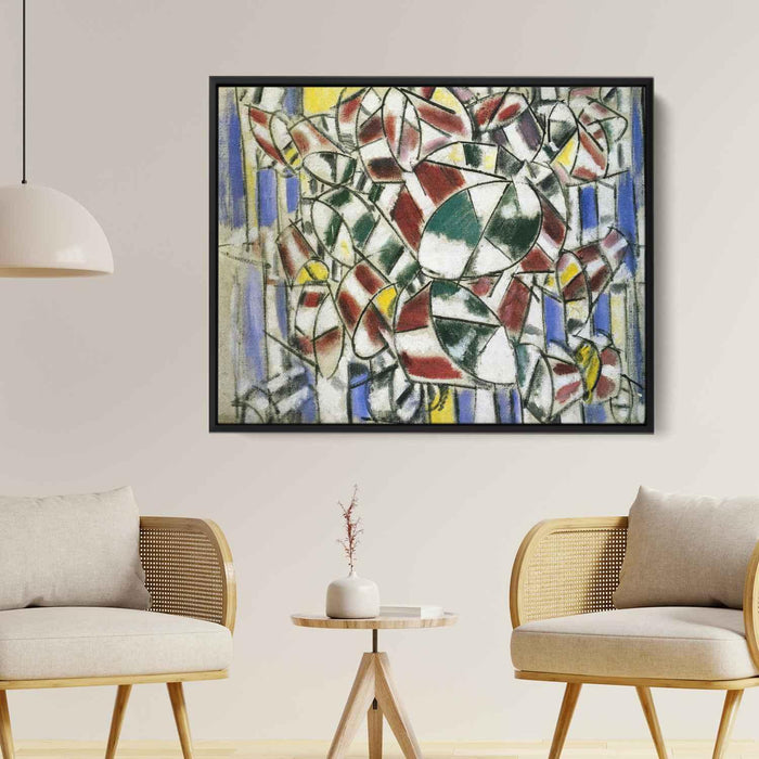 Geometric standards (1913) by Fernand Leger - Canvas Artwork