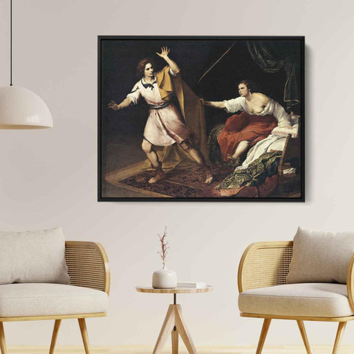 Joseph and Potiphar's Wife (1648) by Bartolome Esteban Murillo - Canvas Artwork