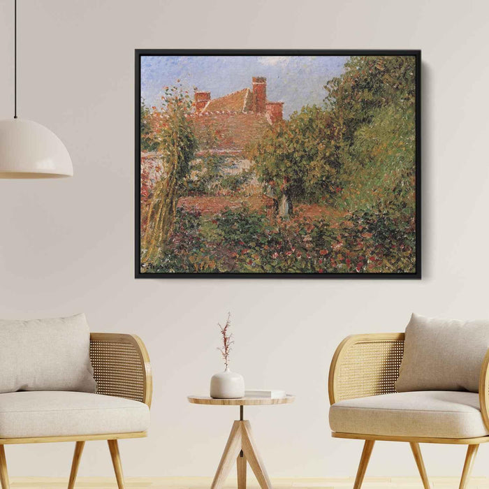 Kitchen Garden in Eragny, Afternoon by Camille Pissarro - Canvas Artwork