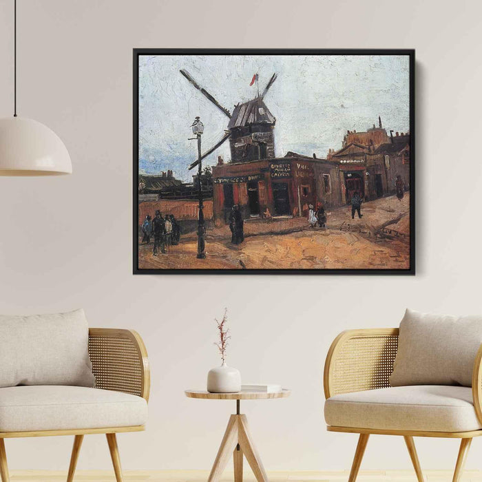 Le Moulin de la Galette (1886) by Vincent van Gogh - Canvas Artwork