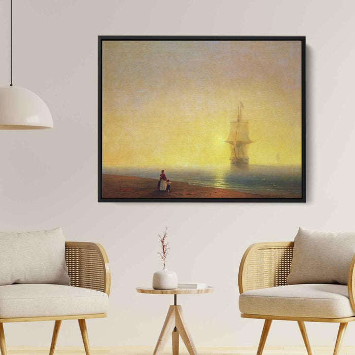 Morning at Sea (1849) by Ivan Aivazovsky - Canvas Artwork