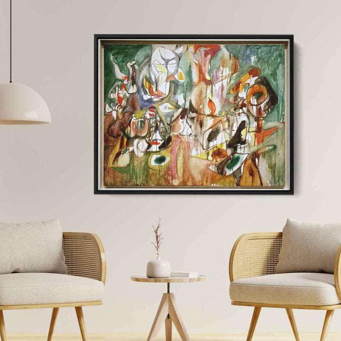 One Year the Milkweed (1944) by Arshile Gorky - Canvas Artwork