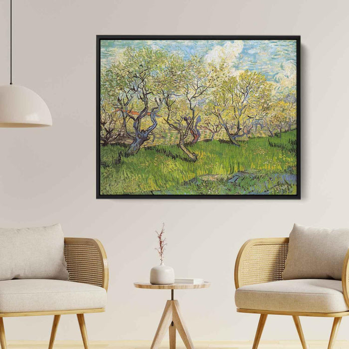 Orchard in Blossom (1888) by Vincent van Gogh - Canvas Artwork