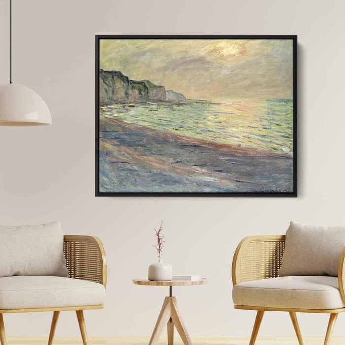 Pourville, Sunset by Claude Monet - Canvas Artwork