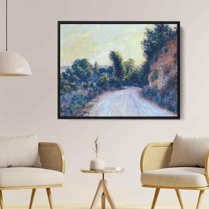 Road near Giverny (1885) by Claude Monet - Canvas Artwork