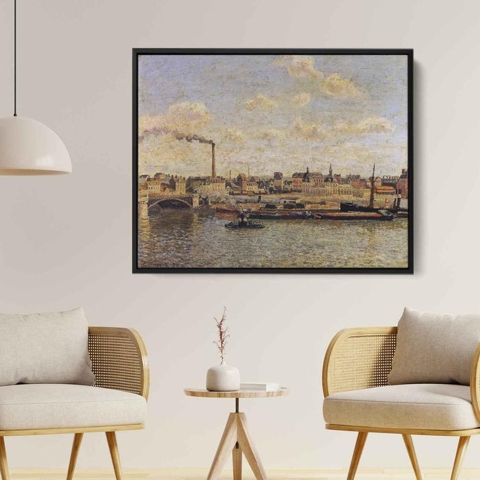 Rouen, Saint Sever, Afternoon by Camille Pissarro - Canvas Artwork