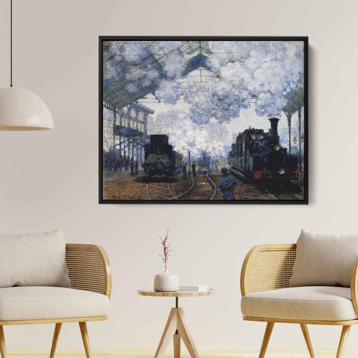 Saint-Lazare Station, Exterior by Claude Monet - Canvas Artwork