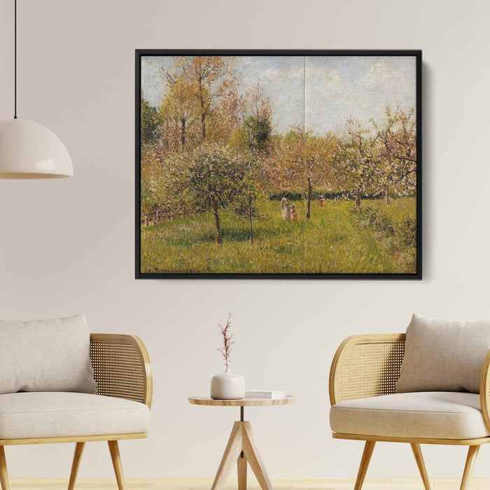 Spring at Eragny by Camille Pissarro - Canvas Artwork