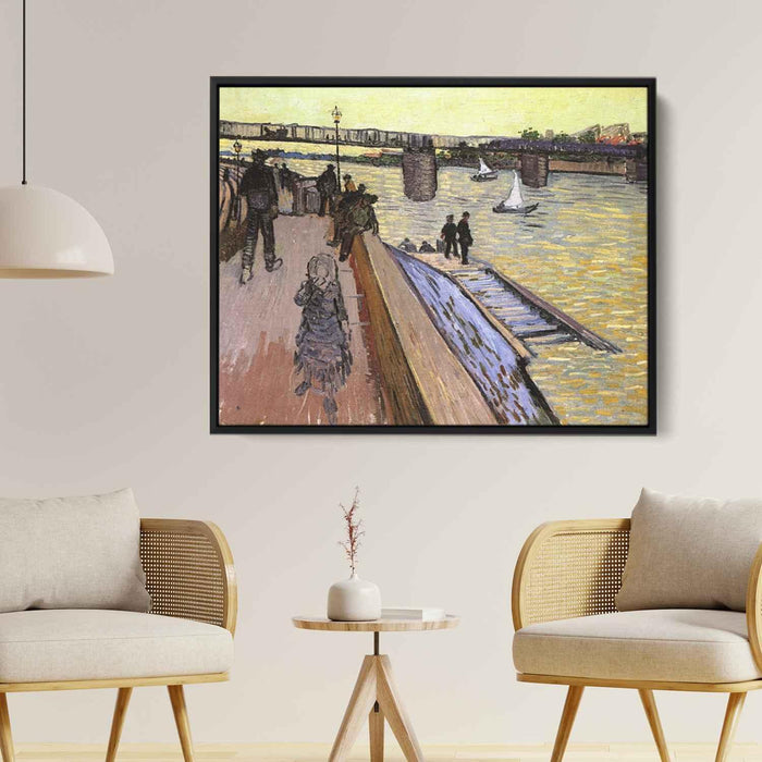 The Bridge at Trinquetaille (1888) by Vincent van Gogh - Canvas Artwork