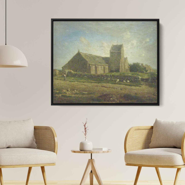 The Church of Greville by Jean-Francois Millet - Canvas Artwork