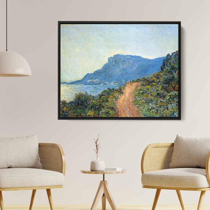 The Corniche of Monaco (1884) by Claude Monet - Canvas Artwork