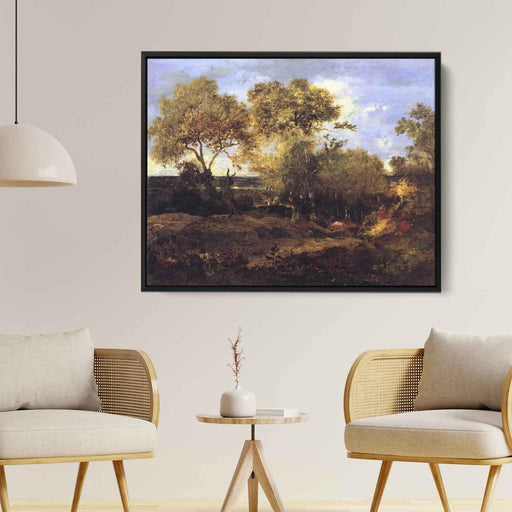 The End of Autumn by Theodore Rousseau - Canvas Artwork