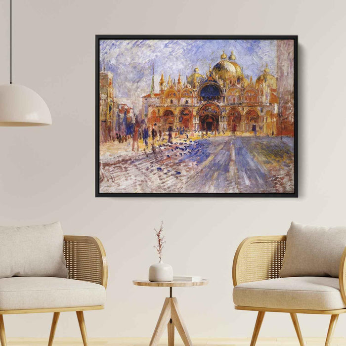 The Piazza San Marco (1881) by Pierre-Auguste Renoir - Canvas Artwork