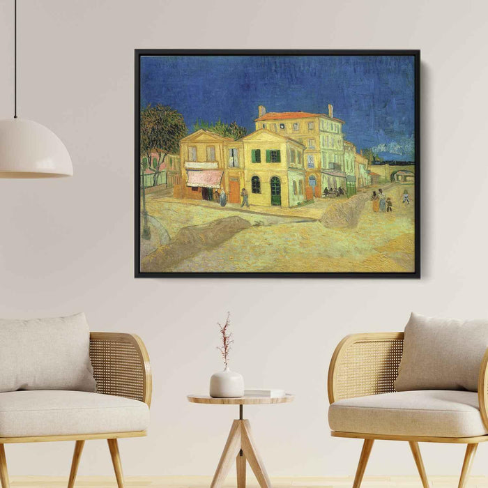 The Yellow House (1888) by Vincent van Gogh - Canvas Artwork