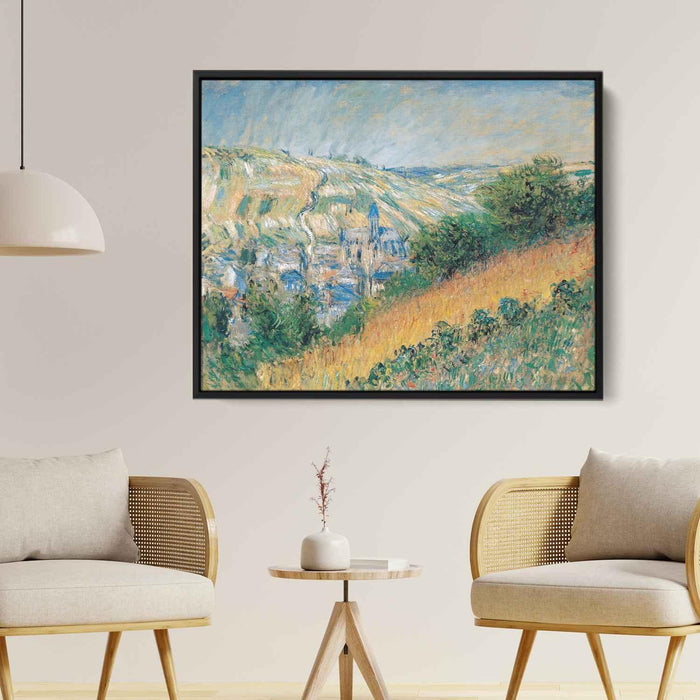 View over Vetheuil (1881) by Claude Monet - Canvas Artwork