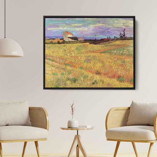 Wheat Field (1888) by Vincent van Gogh - Canvas Artwork